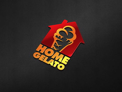 Home Gelato Logo branding cunning design fox gelato home logo photography vector