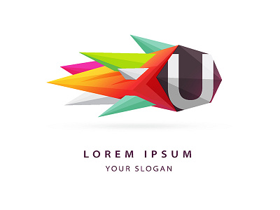 U Letter Logo Design