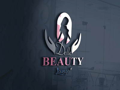 Beauty Lounge Logo bar beauty bee design dive growcase logo logomark lounge