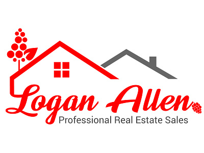 Real Estate Logo agency branding bulding design home house icon illustration letter logo logomark typography
