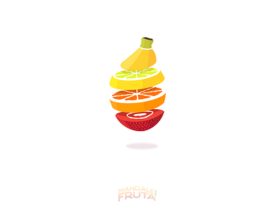 Mandale Fruta! argentina branding color design illustration logo vector