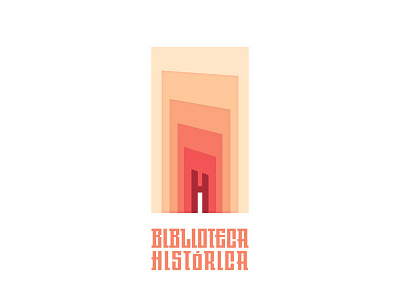 Biblioteca Histórica Logo argentina branding color design icon logo typography vector