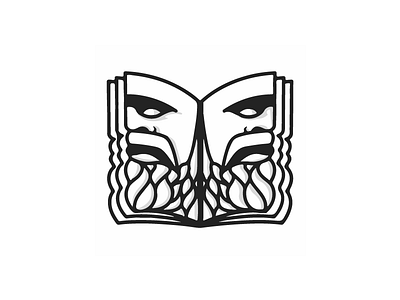 Janus - Library archive argentina black and white design greek icon library line logo vector vintage