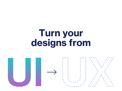 From UI to UX