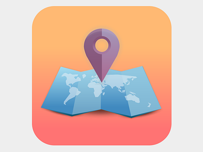 Map Icon icon ios map