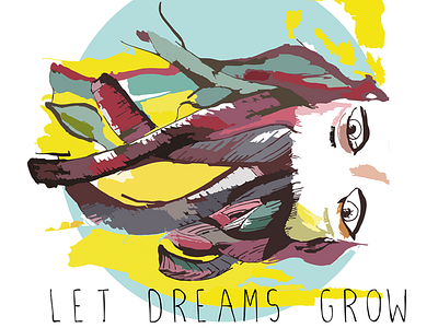 Dreams illustration dreams girl illustration imagination sketching