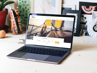 Yachting website redesign