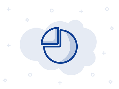 Pie Chart Icon app branding chart custom icon dashboard design icon illustration illustrator logo pie svg ui web