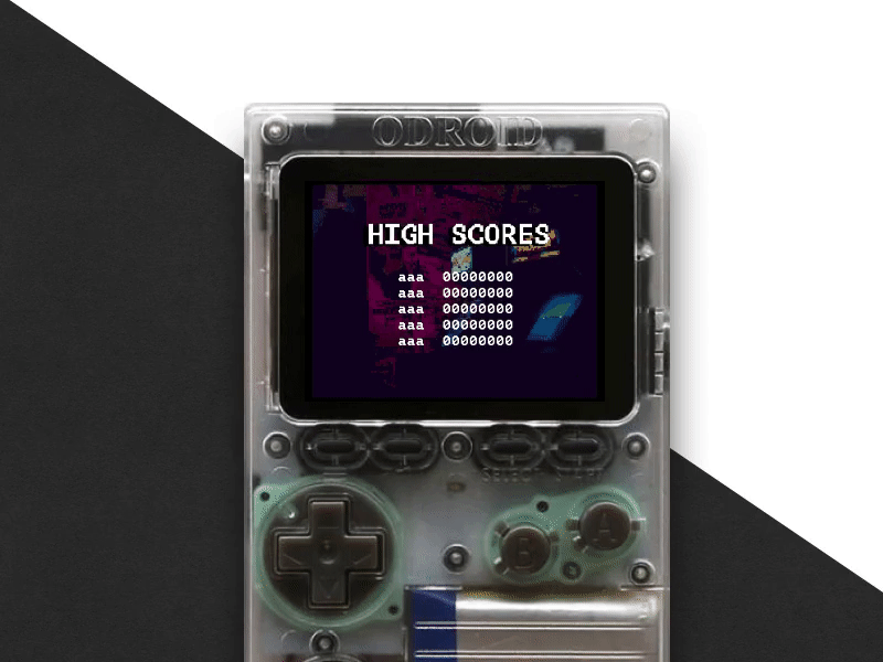 High Scores on Device