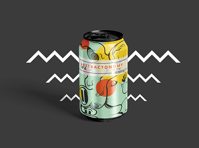 Abstractonomy IPA Beer Can Exploration abstract beer beer art beer bottle beer can beer can design beer label can can design
