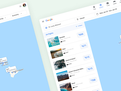 Google Flights Redesign