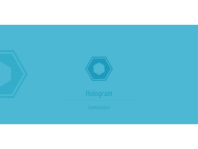 Hologram Logo branding companybranding logo