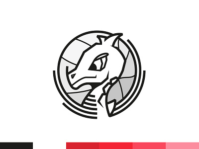 Scylla (Basketball) Logo basketball basketball logo branding dragon dragon logo illustrator line art logo logomark minimal modern logo sports branding sports logo
