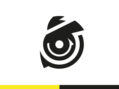 Ninox 360 Logo brand identity branding camera logo identity design line art logo logo design logomark minimal modern logo owl logo