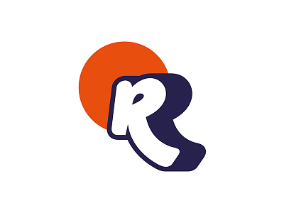 Ron's Ramen bold calligraphy hand lettering icon lettering logo minimal serif typography
