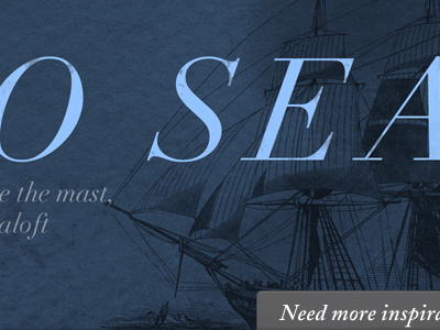Out To Sea didot fonts.com mobydick yohoho