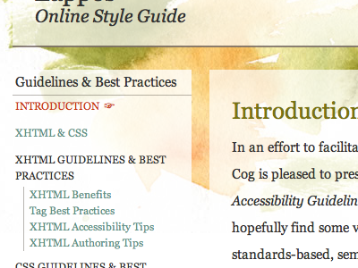 Style Guide guide happycog rgba style styleguide