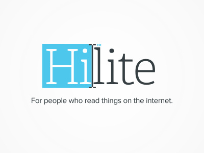 Hilite Logo app identity logo tool utility