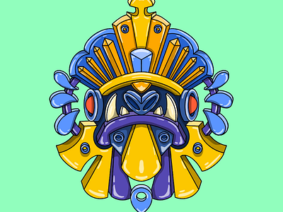 #mask 1 illustration character logo