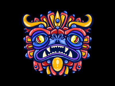 #mask 2 icon design logo illustration