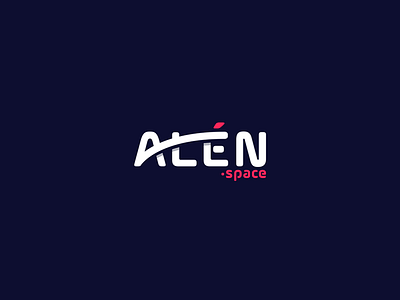 Alén alen brand branding logo logodesig space