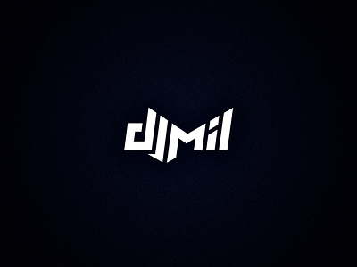 Djmil brand branding dj logo logodesign music venezuela