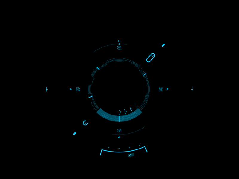 /hud:compass.mode _void.snd art compass crosshair cyberpunk digital art hud interface motion radar sci fi scope ui