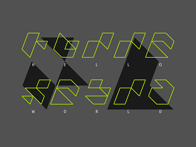lume_dub.otf abstract art font futuristic geometry grid phantasy polygon sci fi star type typography