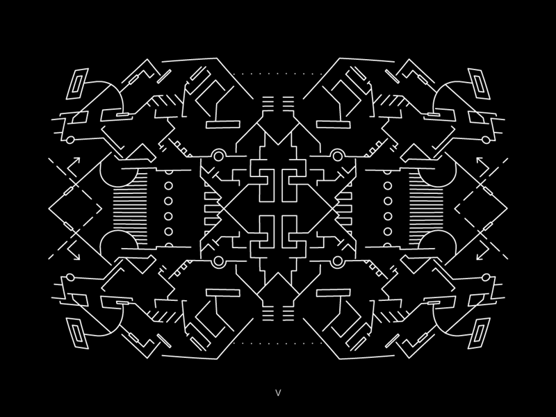VRML abstract art black and white line lines pcb schema sci fi trace ui vector vrml