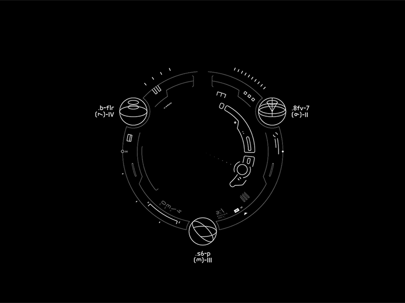 Dune: Sandworm radar arrakis digital art dune frank herbert fui hologram hud motion graphics ui