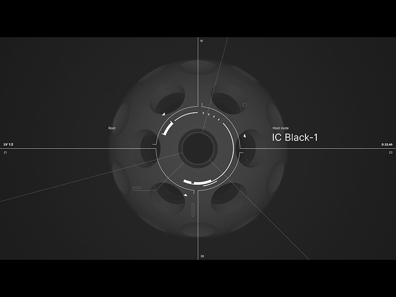 Sphere grid UI concept 3d cg cyber cyberpunk digital fui grid hacker hud matrix sci fi sphere ui