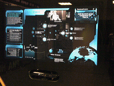 News board future info infographic infopanel interactive kinect news panel rss ui visualisation