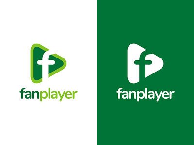 Fanplayer Logo Design app branding contribution contributor design fanplayer graphic graphics icon identity illustration logo play player utopian vector