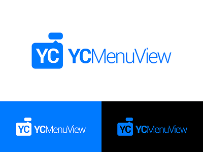 YCMenuView Logo Design app branding contribution contributor design graphic graphics icon identity illustration logo menu menuview utopian vector ycmenuview