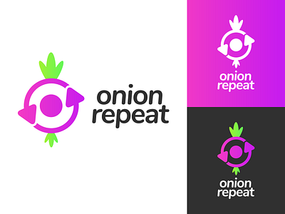 Onion Repeat Logo Design