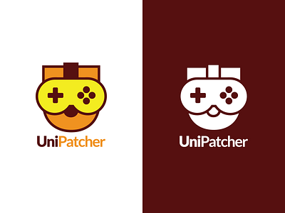 UniPatcher Logo Design app branding contribution contributor controller design game gaming graphic graphics icon illustration joystick logo patch patcher union unipatcher utopian vector