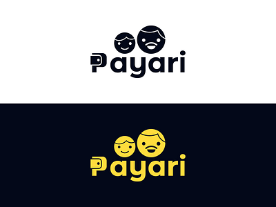Payari Logo Design app branding cash contribution contributor design graphic graphics icon illustration logo money parent pay payari payment smile utopian vector wallet