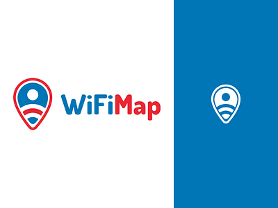 WiFi Map Logo Design app branding connection contribution contributor design graphic graphics icon illustration location logo map pin place signal utopian vector wifi wireless
