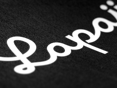 Lapaji lettering logo logodesign logotype