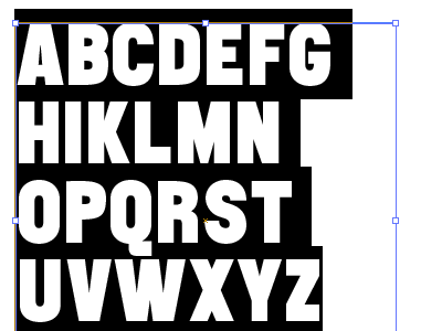 ABC font typedesign