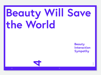 Vital Beauty design editorial layout typography