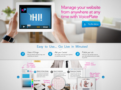 Voiceplate - web builder bootstrap responsive themes webbuilder