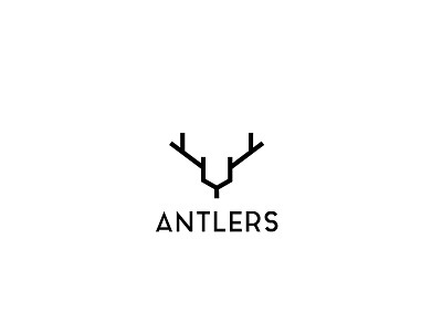 Antlers Logo design graphic icon logo shapeology shapes vector