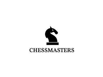 Chessmasters chess design graphic horse icon logo mark shapeology shapes vector