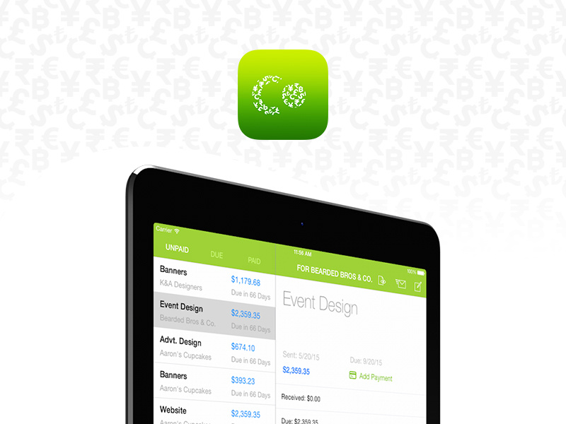Esfresco for iPad cloud fast new ios invoicing ipad esfresco