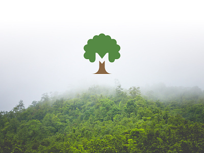 Logo design for an eco farm brown eco farm green icon logo m mark nature nature logo symbol tree