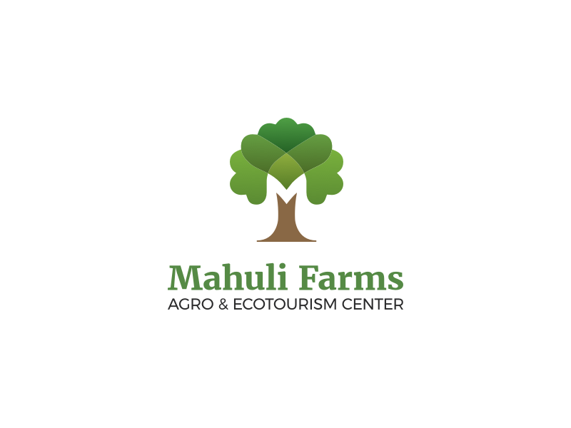 Agro & Ecotourism Center Logo mark ecotourism m resort farm nature tree icon brand logo