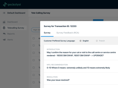 Dashboards And Surveys