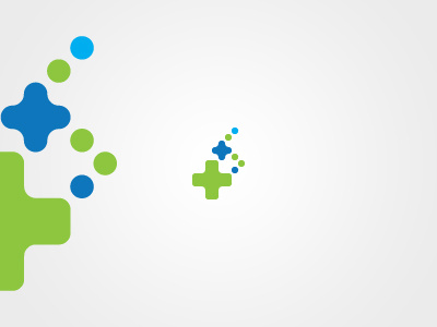 medical logo WIP blue design dna dots green healthcare iconography logo logo design medical medical logo plus wip