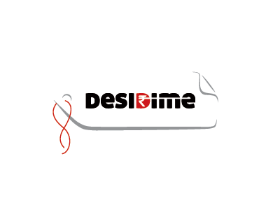 DesiDime Logo brand branding clean currency deals desi desidime dimes ecommerce gestalt principle grey identity logo money price tag red rupees shopping simple tag thread